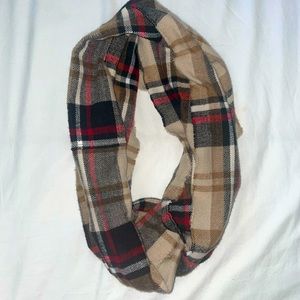 SOLD-Plaid Infinity Scarf